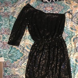 Forever 21 sequence one shoulder dress